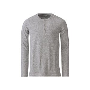 LIVERGY® Pánské triko s dlouhými rukávy (adult#male, M (48/50), šedá)