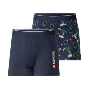PARKSIDE® Pánské boxerky (adult#male#ne#undershorts, 4/S, navy modrá / šedá)