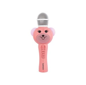 Lenco Karaoke mikrofon BMC-120 (světle růžová)