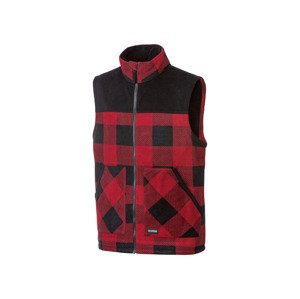 PARKSIDE® Pánská fleecová vesta (adult#male#ne, S (44/46), červená)