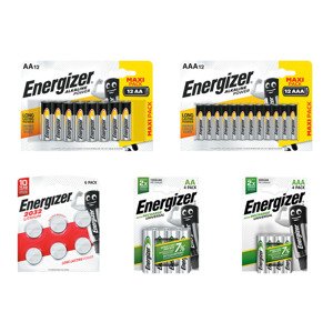 Energizer Alkalické / nabíjecí / knoflíkové bateri