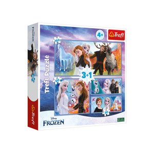 Trefl Puzzle 3 + 1 (Ledové království 2)