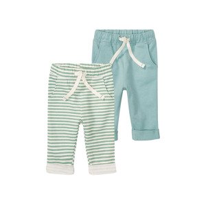 lupilu® Chlapecké kalhoty „Jogger" BIO (baby/infant#male#ne, 50/56, mintová)