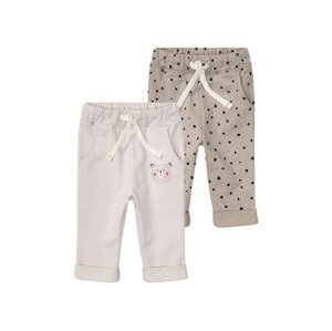 lupilu® Chlapecké kalhoty „Jogger" BIO (baby/infant#male#ne, 50/56, hnědá)