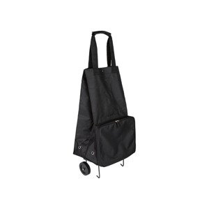TOPMOVE Nákupní taška na kolečkách (černá)