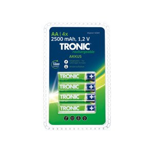 TRONIC® Nabíjecí baterie Ready 2 Use, 4 kusy (AA – tužková)