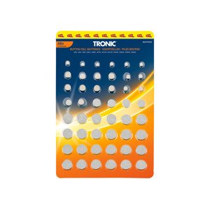 TRONIC® Knoflíková baterie, 48 kusů