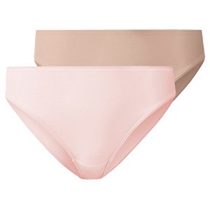 esmara® Dámské kalhotky, 3 kusy (XS (32/34), béžová/růžová)