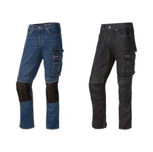 PARKSIDE PERFORMANCE® Pánské džínové pracovní kalhoty (adult#male#ne)