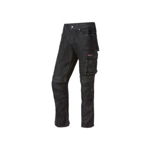PARKSIDE PERFORMANCE® Pánské džínové pracovní kalhoty (52 (36/32), černá)