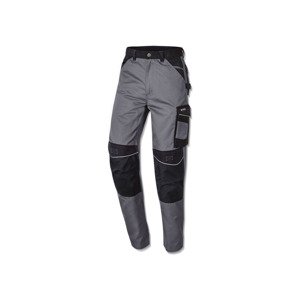 PARKSIDE PERFORMANCE® Pánské pracovní kalhoty (adult#male, 48, šedá/černá)