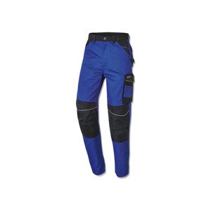 PARKSIDE PERFORMANCE® Pánské pracovní kalhoty (adult#male, 54, modrá/černá)