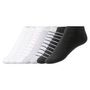 esmara® Dámské nízké termo ponožky s BIO bavlnou (35/38, černá/bílá/šedá)