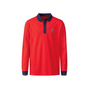 LIVERGY® U.S. Grand Polo Pánské polotriko s dlouh (adult#male#ne, M (48/50), červená)