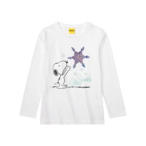 Dívčí triko s dlouhými rukávy (child#female#ne, 98/104, Snoopy)