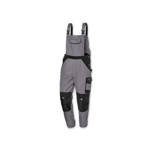 PARKSIDE PERFORMANCE® Pánské pracovní kalhoty s laclem (adult#male, 48, šedá/černá)
