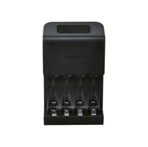 TRONIC® Nabíječka baterií s LCD displejem TRC 4 B2 (nabíječka včetně 4 AA baterií)
