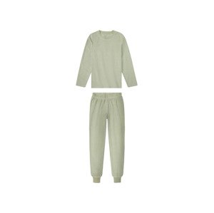 pepperts!® Dívčí froté pyžamo  (child#female, 158/164, zelená/pruhovaná)
