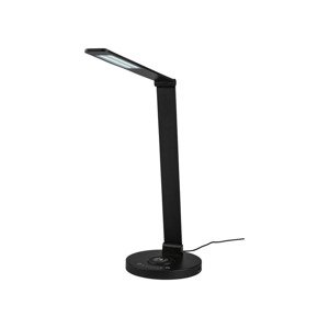 Livarno home Stolní stmívatelná LED lampa s indukčním nabíjením (černá)