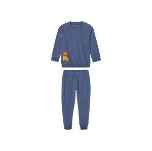 lupilu® Chlapecké froté pyžamo  (110/116, modrá)