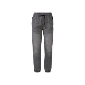LIVERGY® Pánské džínové kalhoty "Jogger" (adult#male#ne, 58, šedá)