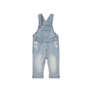 lupilu® Dětské kalhoty s laclem s BIO bavlnou (baby/infant#Žádný údaj#ne, 56, světle modrá)