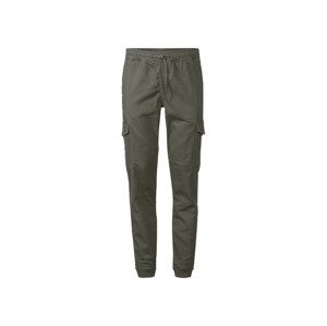 LIVERGY® Pánské cargo kalhoty (48, olivová)