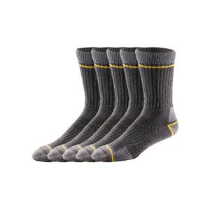 PARKSIDE Pánské pracovní ponožky, 5 párů (39/42, šedá)