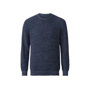 LIVERGY® Pánský svetr (adult#male, S (44/46), navy modrá/modrá)