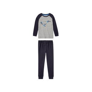 lupilu® Chlapecké pyžamo s BIO bavlnou  (98/104, vzor / navy modrá)
