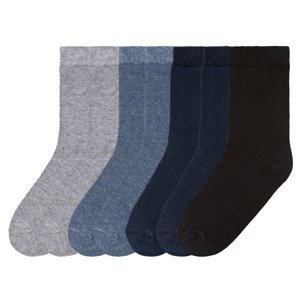 pepperts!® Chlapecké ponožky s BIO bavlnou, 7 párů  (child 2 years onwards#male, 27/30, šedá / modrá / námořnická modrá / černá)