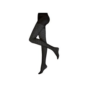 esmara® Dámské punčochové kalhoty (M (40/42), černá srdce)