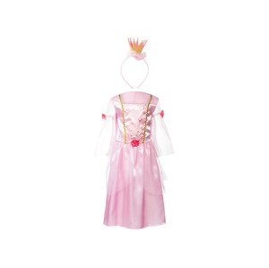 Dívčí karnevalový kostým (122/128 (6-8 let), Princezna růžová varianta)