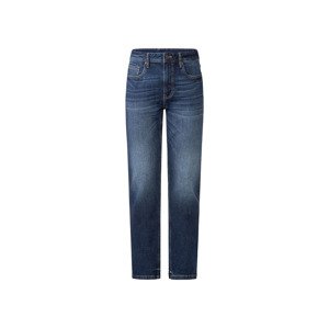 LIVERGY® Pánské džíny "Straight Fit", 3 délky (adult#male#ne, 46 (30/30), tmavě modrá)