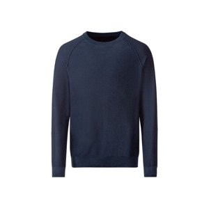 LIVERGY® Pánský úpletový svetr (S (44/46), navy modrá)
