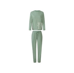 esmara® Dámské pyžamo (adult#female, XS (32/34), zelená)