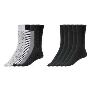 LIVERGY® Pánské ponožky s BIO bavlnou, 5 párů (adult#male)
